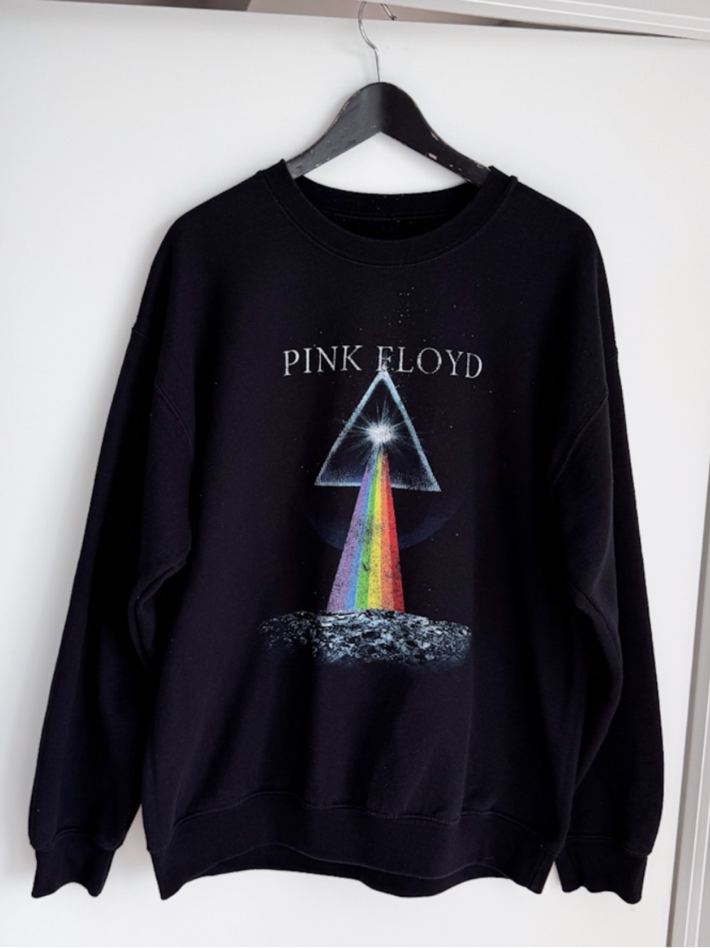 Pink Floyd Dark Side Of The Moon Oversized Sweatshirt Unisex Graphic M